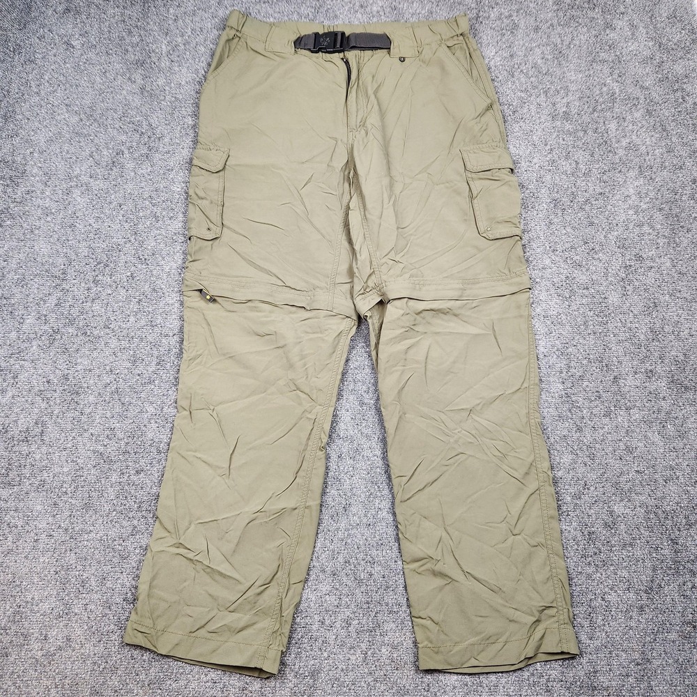 Boy Scouts of America Switchback Pants Mens XL Green Convertible Cargo‎ Nylon
